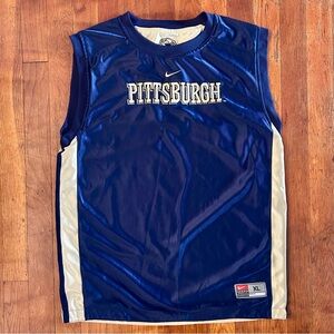 Vintage University of Pittsburgh PITT Nike Center Swoosh Reversible Jersey M